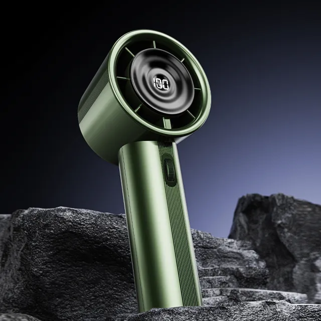 High speed Handheld Fan Usb Mini Portable Charging Green - Shop at LoveMi