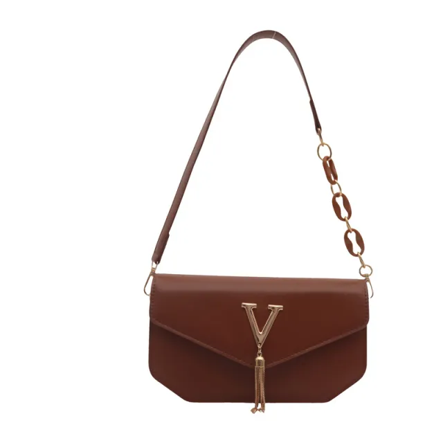 Fashionable All match Women Bag Crossbody Shoulder Handbag Brown - Shop at LoveMi