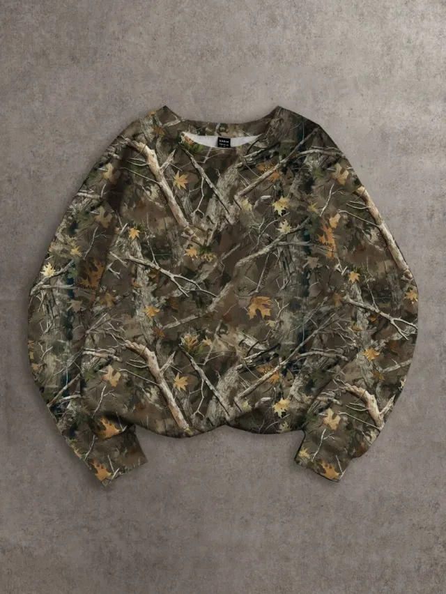 Crew Neck Pullover Sweatshirt Women's Clothing Plus Size Printing Yh1071 M - Shop at LoveMi