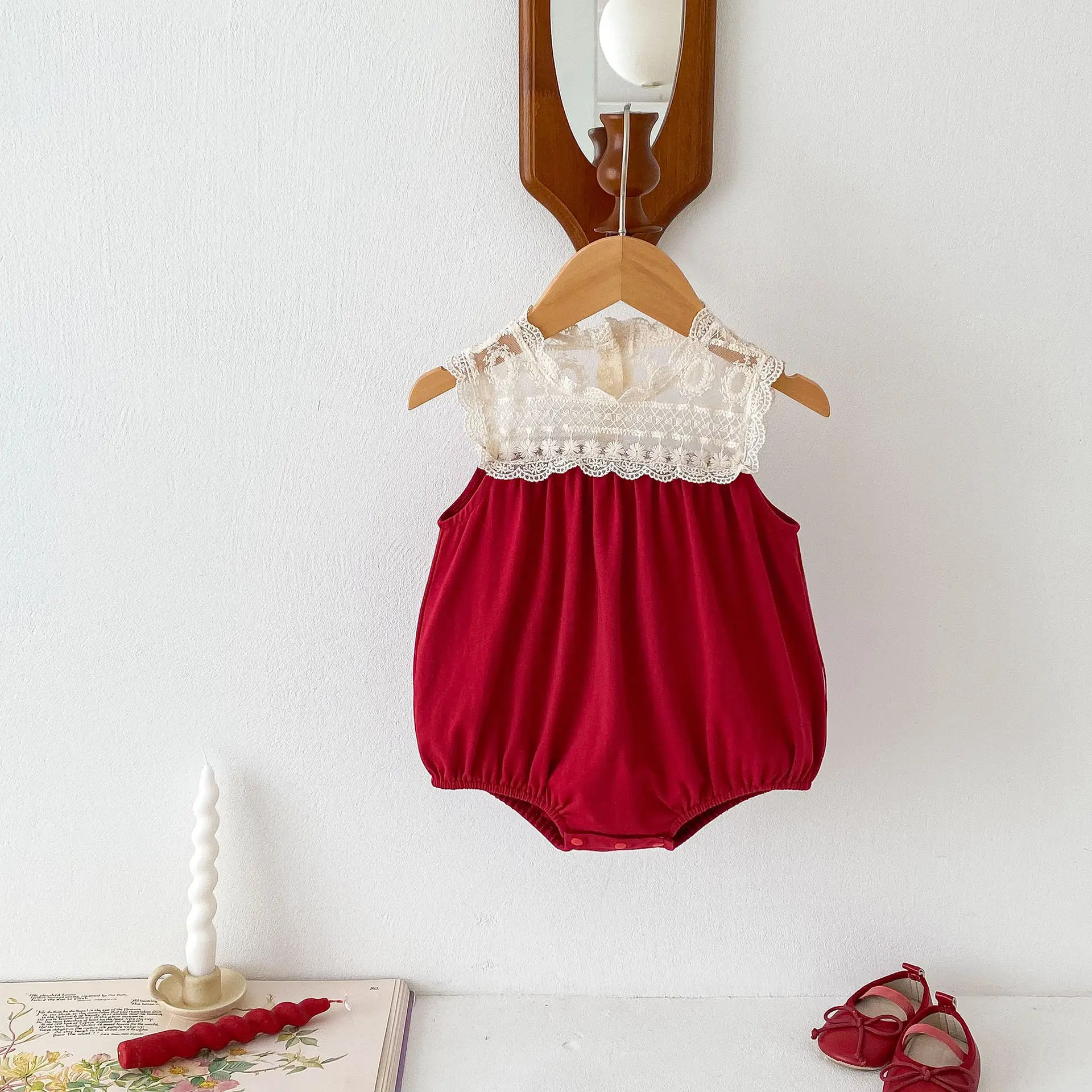Summer Thin Baby Girl Princess Jumpsuit