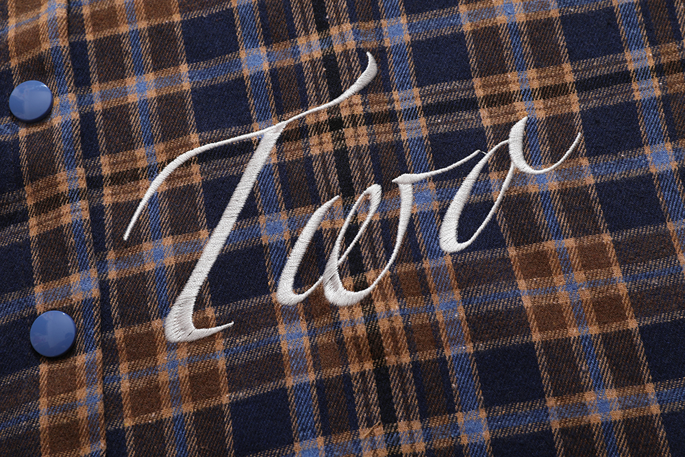 Fashion Brand Plaid Long Sleeve Shirt Coat