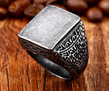 Men's Titanium Steel Retro Ring Personality