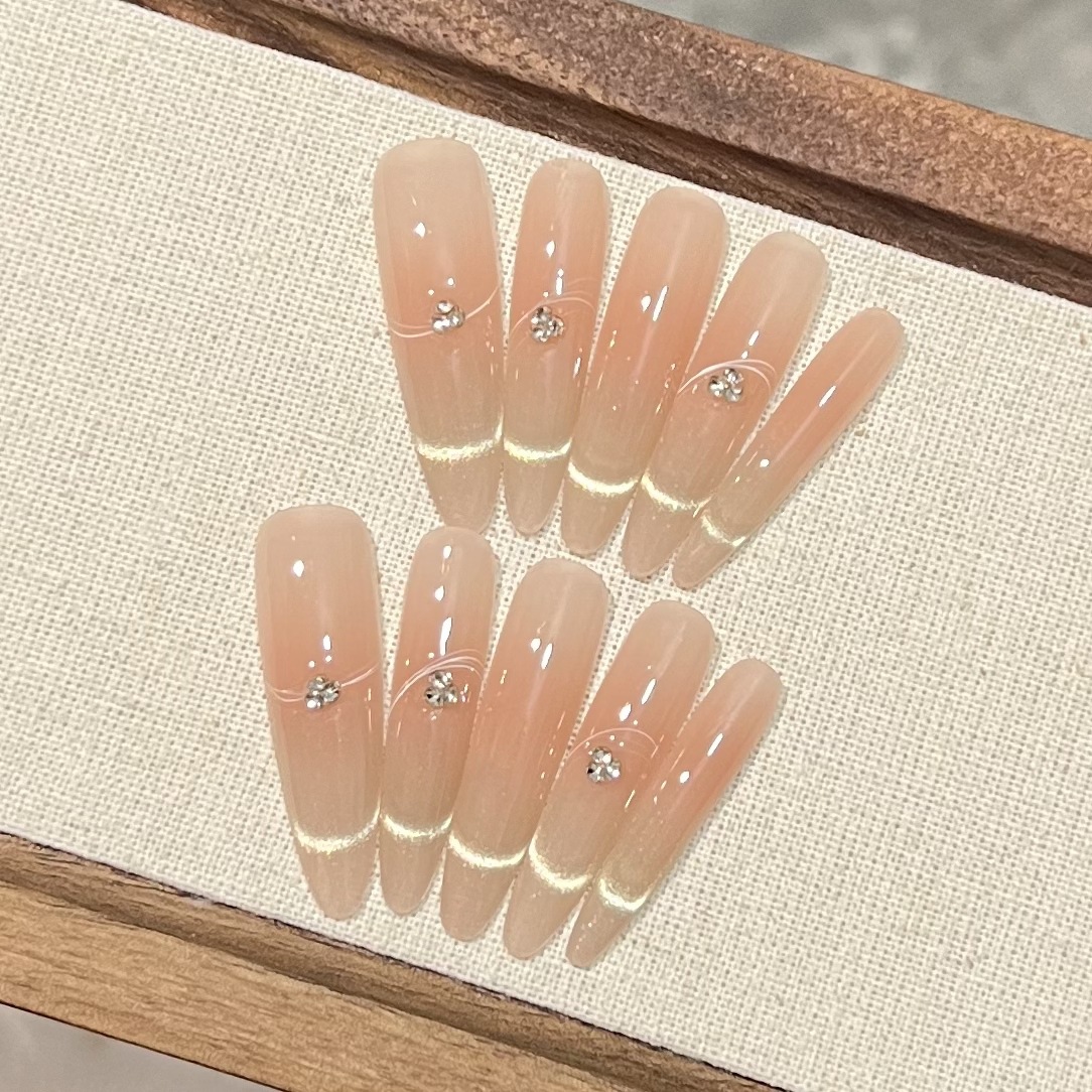 Slender Elegant Fingers Adorn A Pure