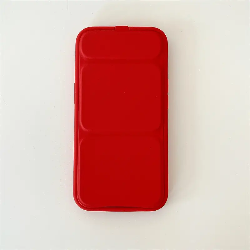 Solid Color Flip Cover Stand Phone Case Anti-Drop