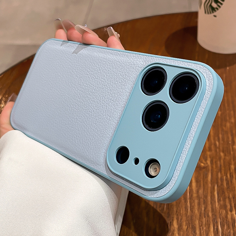 Autumn And Winter Litchi Leather Pattern All-inclusive Drop-resistant Protective Cover