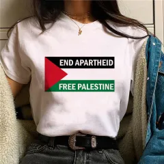 Palestine T-shirts Women Comic Japanese Tshirt Female Funny - Style 13054-Xl - View 1