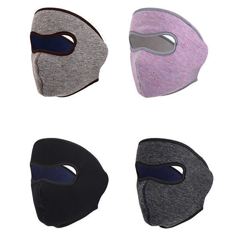 Velvet Breathable Cold Proof And Dust-proof Riding Facial Mask 5