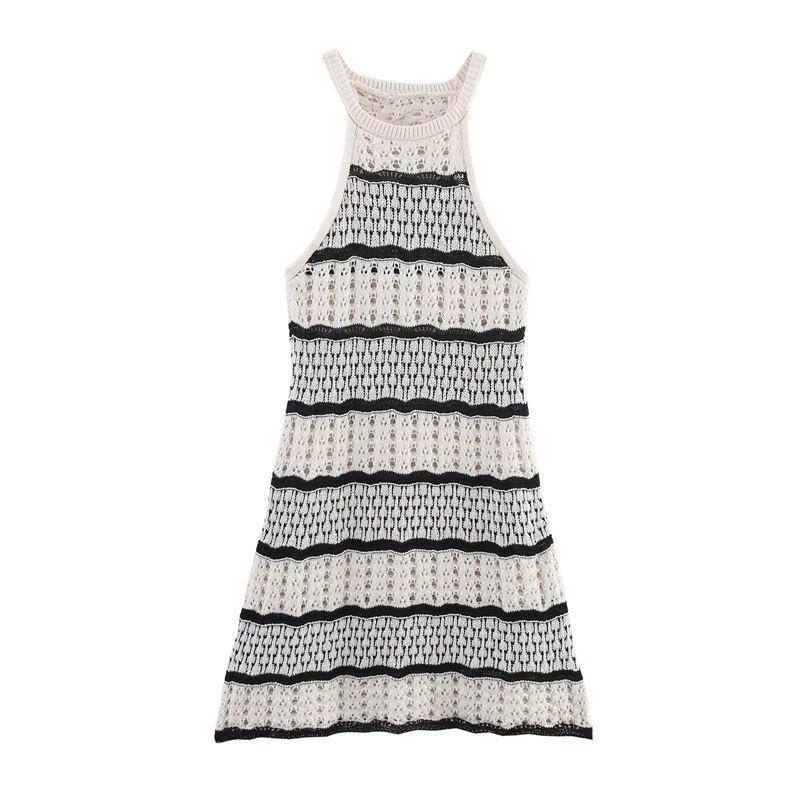 Summer New Texture Knitted Halter Dress - Shop at LoveMi
