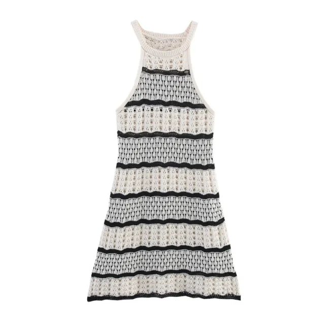 Summer New Texture Knitted Halter Dress - Shop at LoveMi