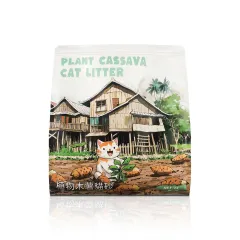 Plant Bitter Cassava Cat Litter Puffed Deodorization Dust-free - Grade A 1.25Kg - View 1