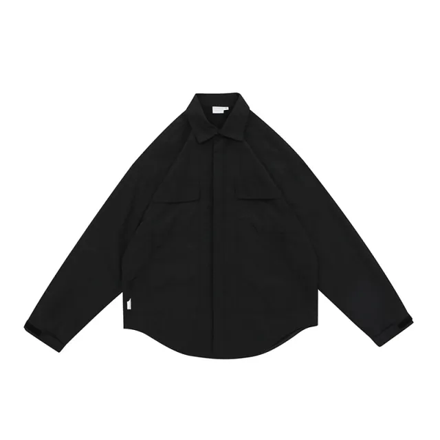 Men's Fashion Casual Multi pocket Waterproof Jacket Black - Shop at LoveMi
