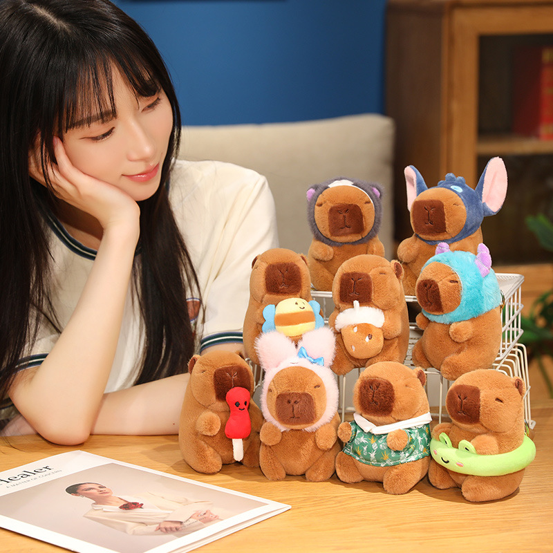 Cartoon Pendant 8-inch Crane Machine Doll Plush Toys - Image 1