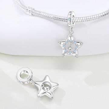 Starry Sky Astronaut Diy Bracelet String Beads Pendant