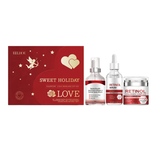 Heart Skin Preservation Gift Box Moisturizing And Brightening Skin Preservation Gift Box - Shop at LoveMi