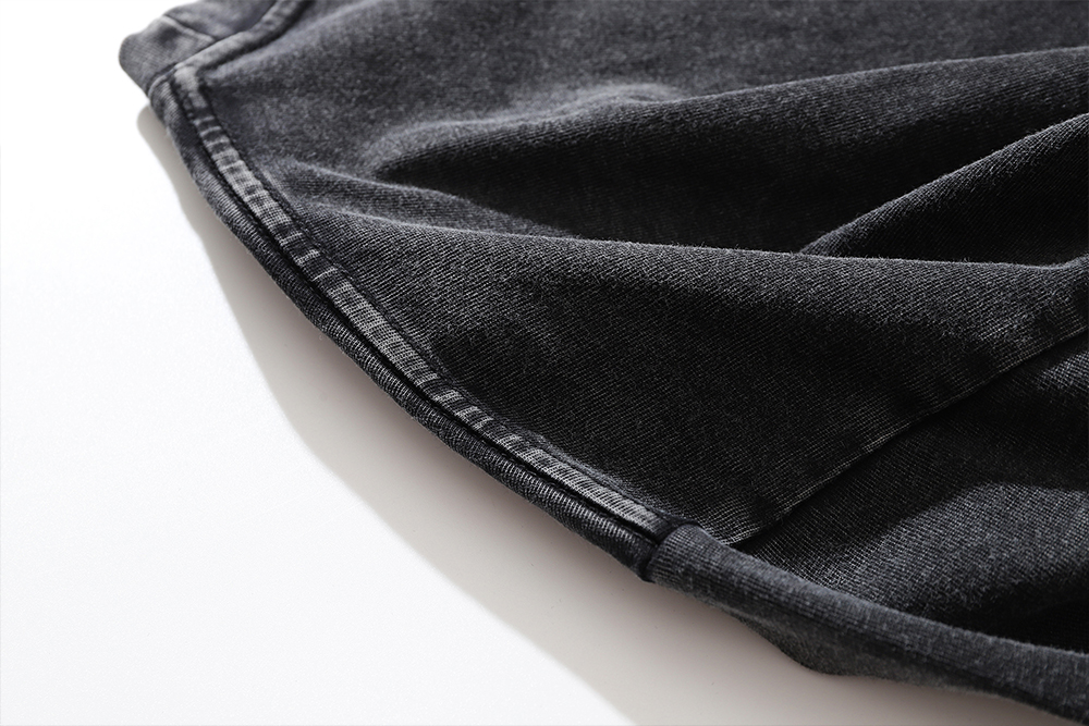 Butterfly Print Washed And Worn Long Sleeve Men's