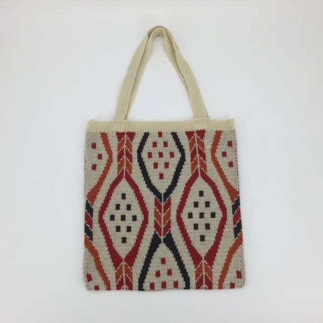 Large Capacity Woven Fabric Cute Fashion Tote Bag White - Shop at LoveMi