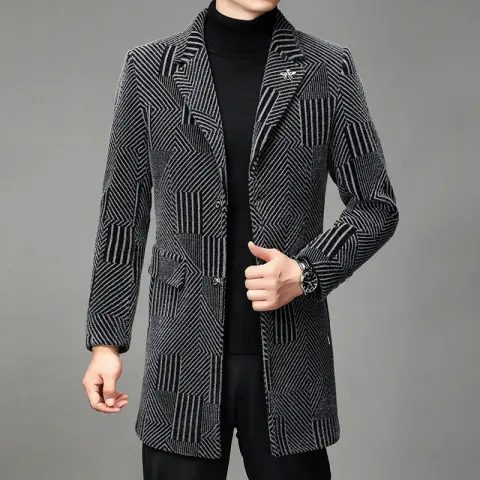 Men's Windbreaker Autumn and Winter Casual Coat