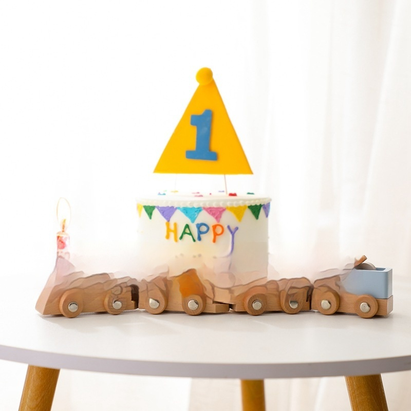 Commemorative Train Building Blocks Children's Educational Toys