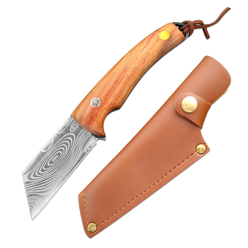 Oblique Knife Leather Case