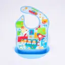 Detachable No-wash Waterproof Silicone-like Bib For Kids view 11