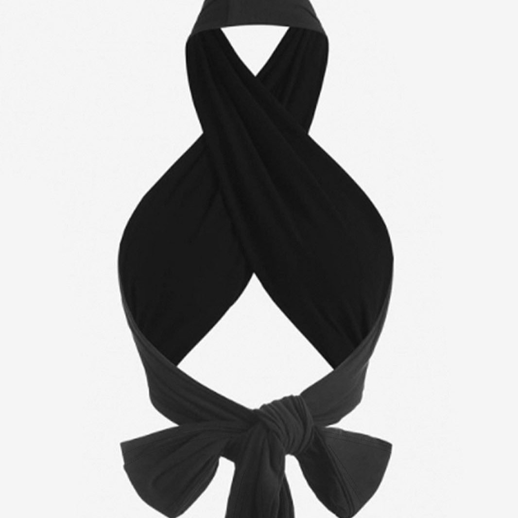 Halter Sexy Strapless Wrap Women's Fashion Casual Pleated Underwear Vest