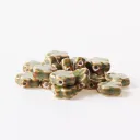 10 Flower Glaze Green