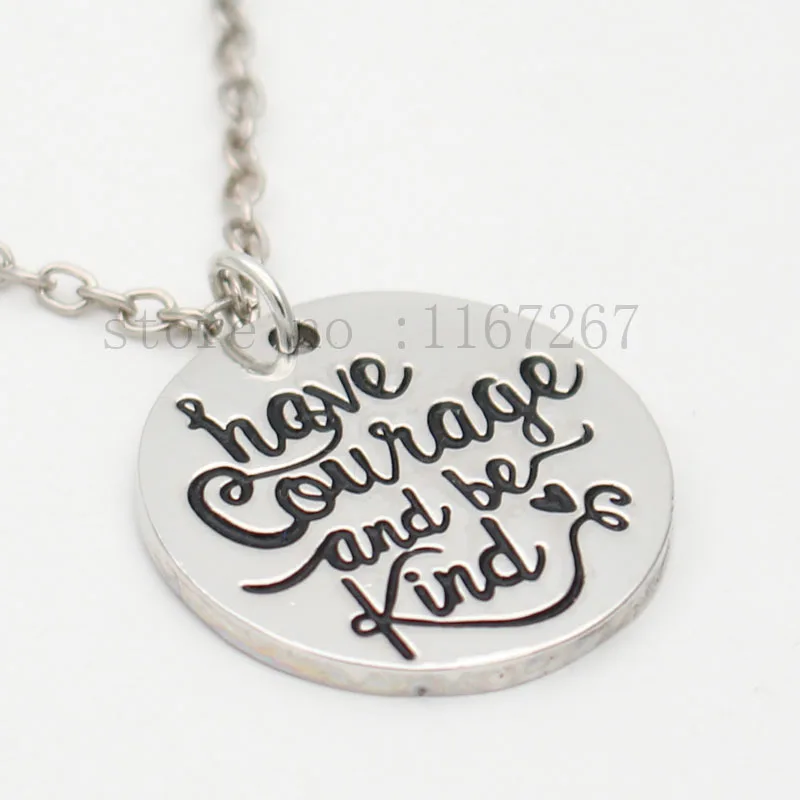 Title 1, Be a brave and kind person jewelry. Wear courag...