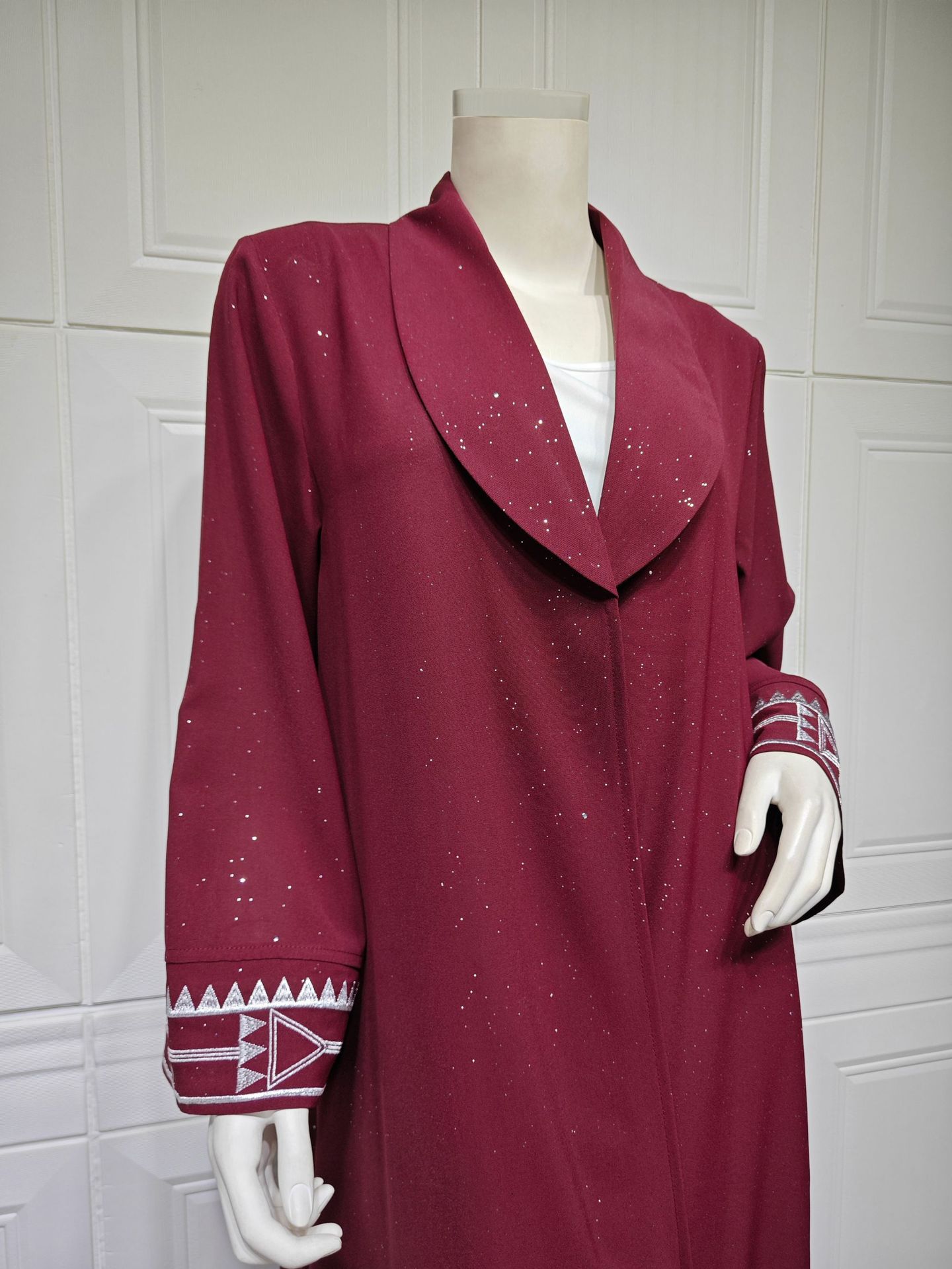 Title 16, Muslim Modest Womens Arab Abaya Cardigan Robe,...