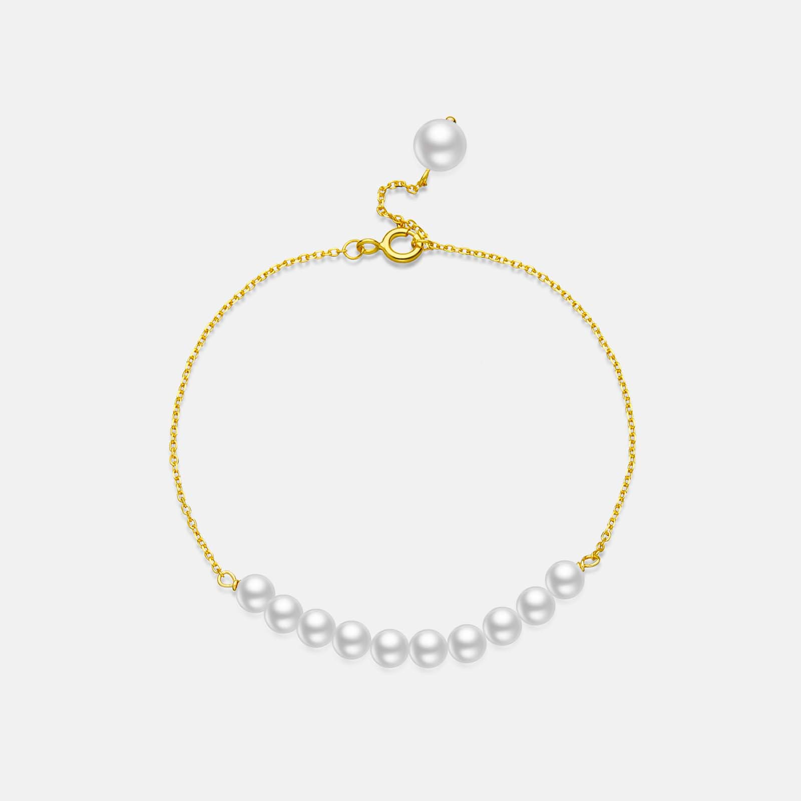 S925 Silver Pearl Bracelet Elegant Delicate Necklace