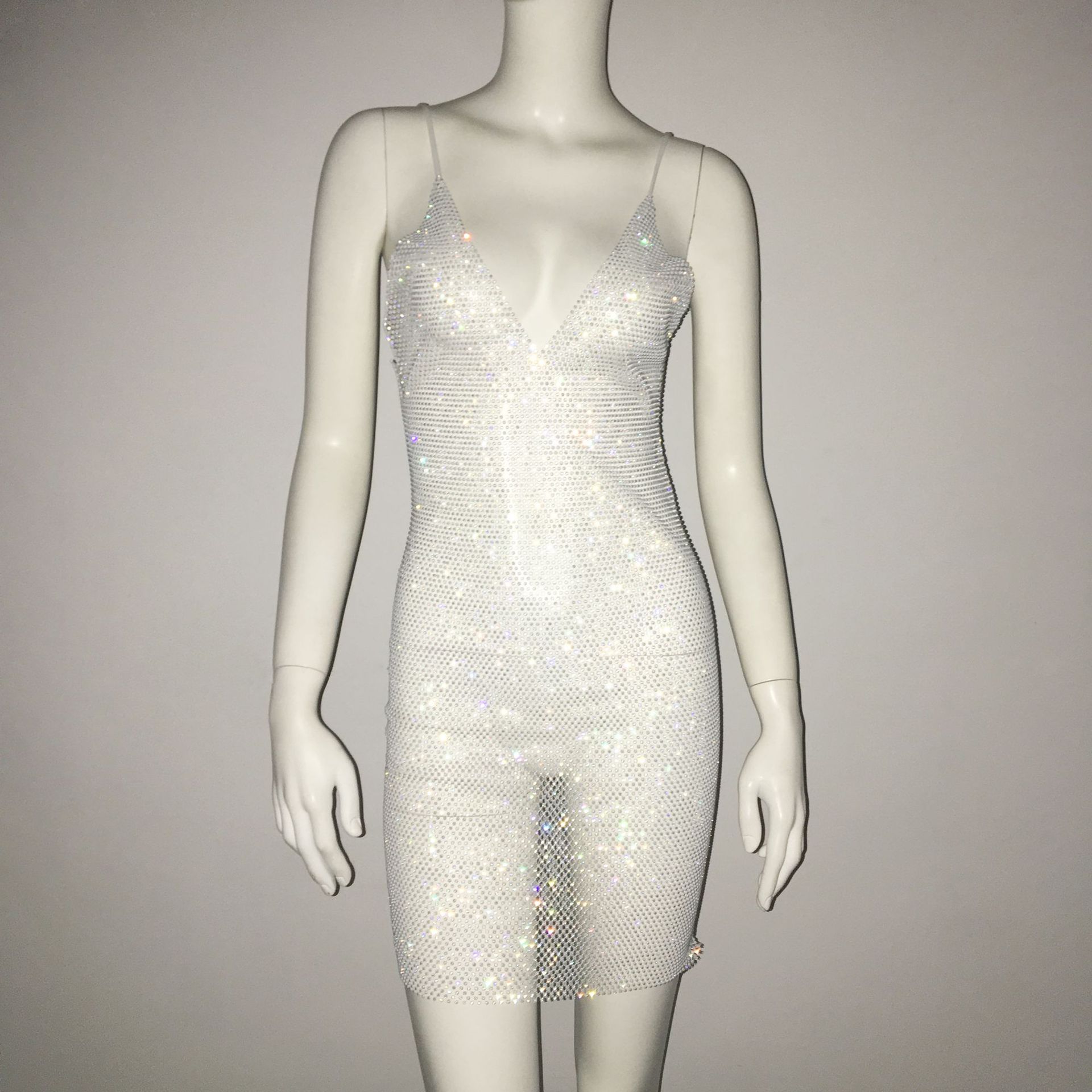 Sparkling Mesh Mini Dress, picture 9 of 9