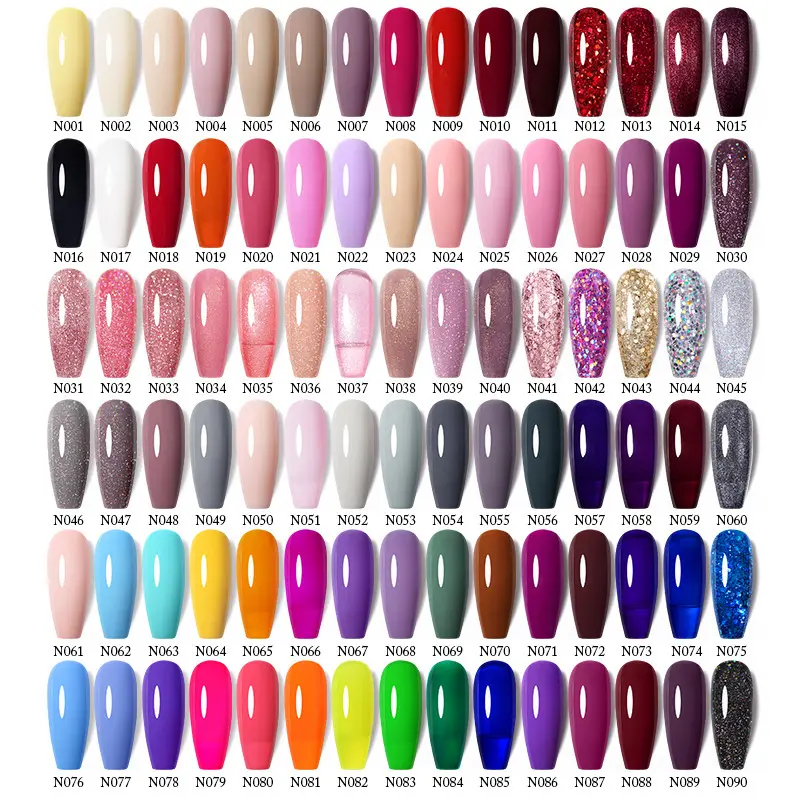 One Bottle Color Gel Nail Polish Shimmering