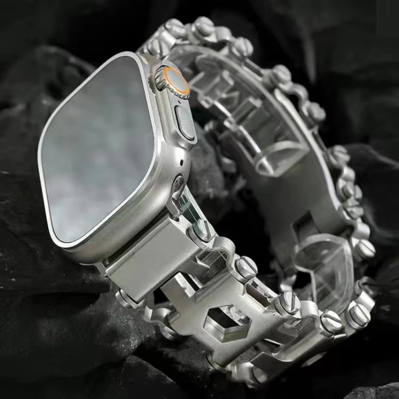 Multifunctional Watch Strap Bracelet Outdoor Stainless Steel Bracelet 6
