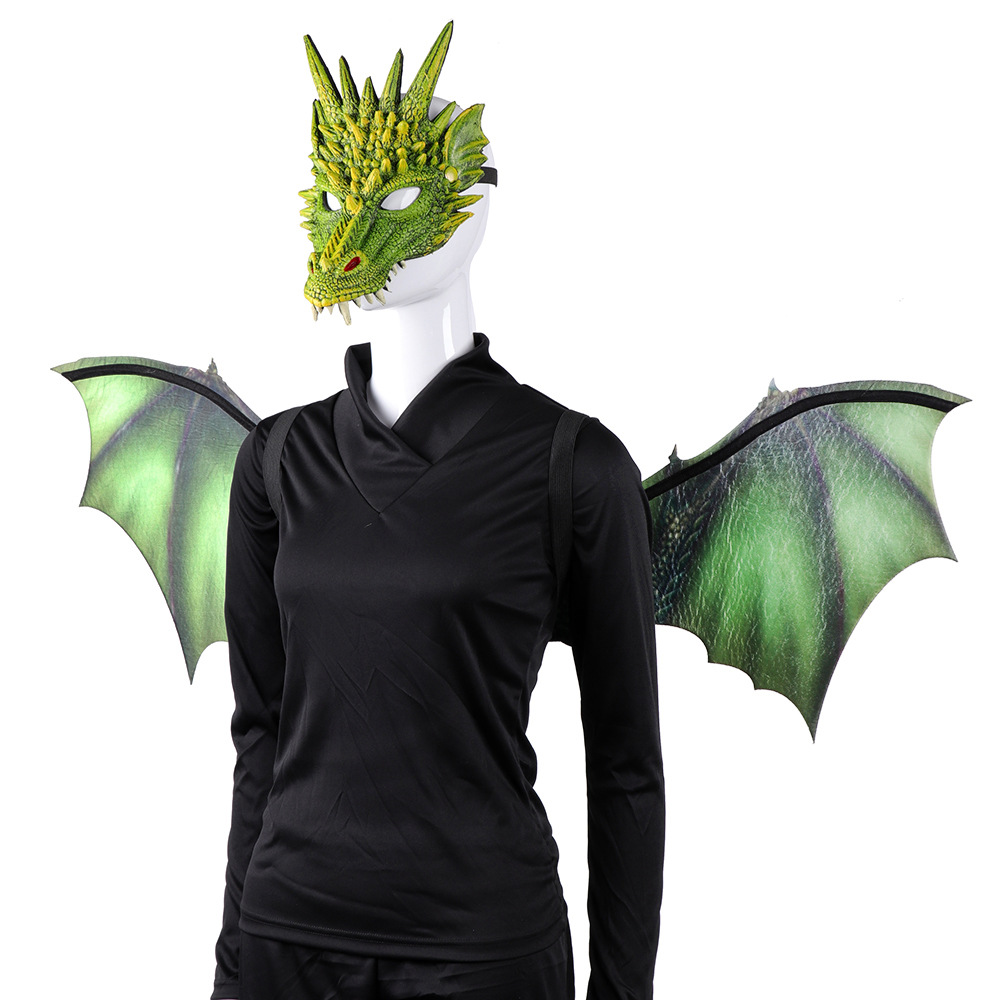 Title 11, Cos Head Cover Men Non Woven Dragon Mask Wings ...