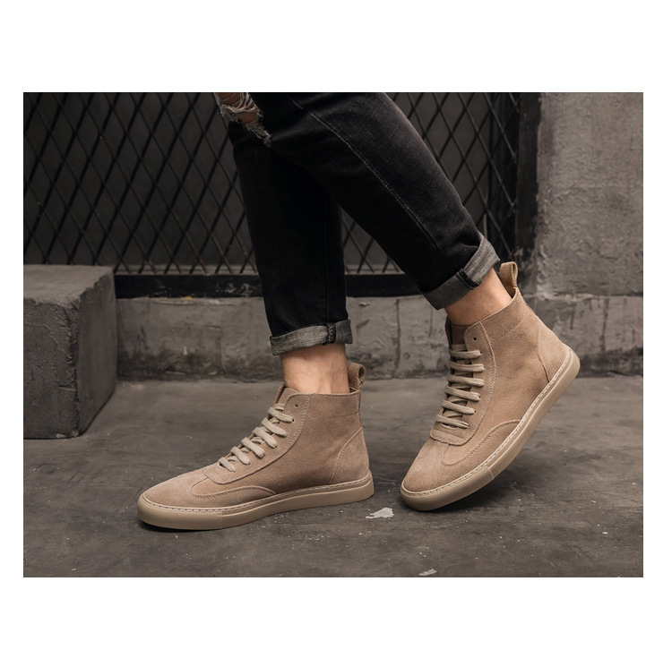 Title 17, Lace-up suede leather men