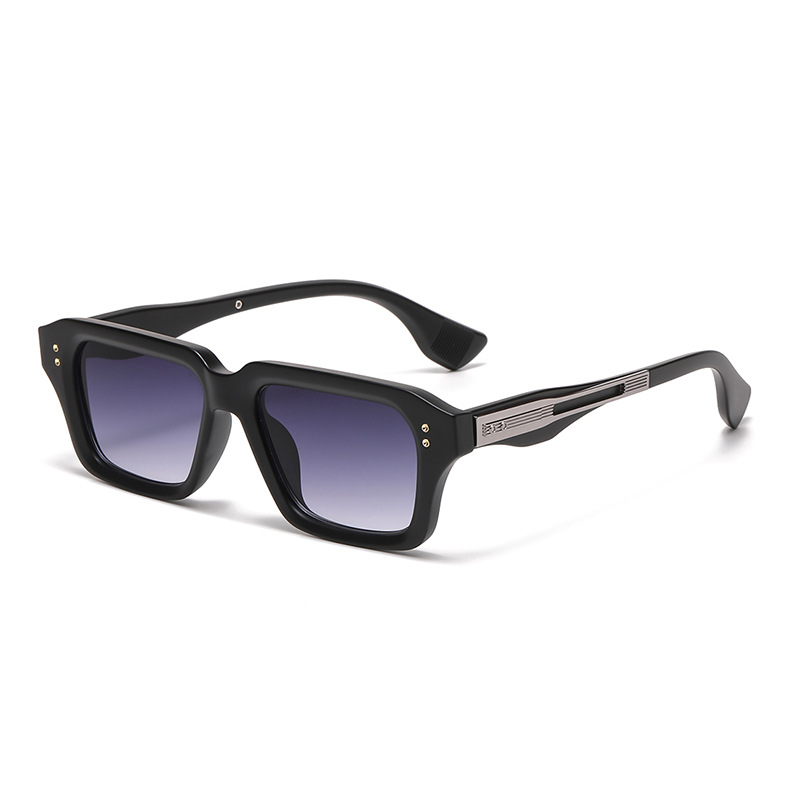 Square-rimmed Glasses European And American Beige Chic Watch The Trend