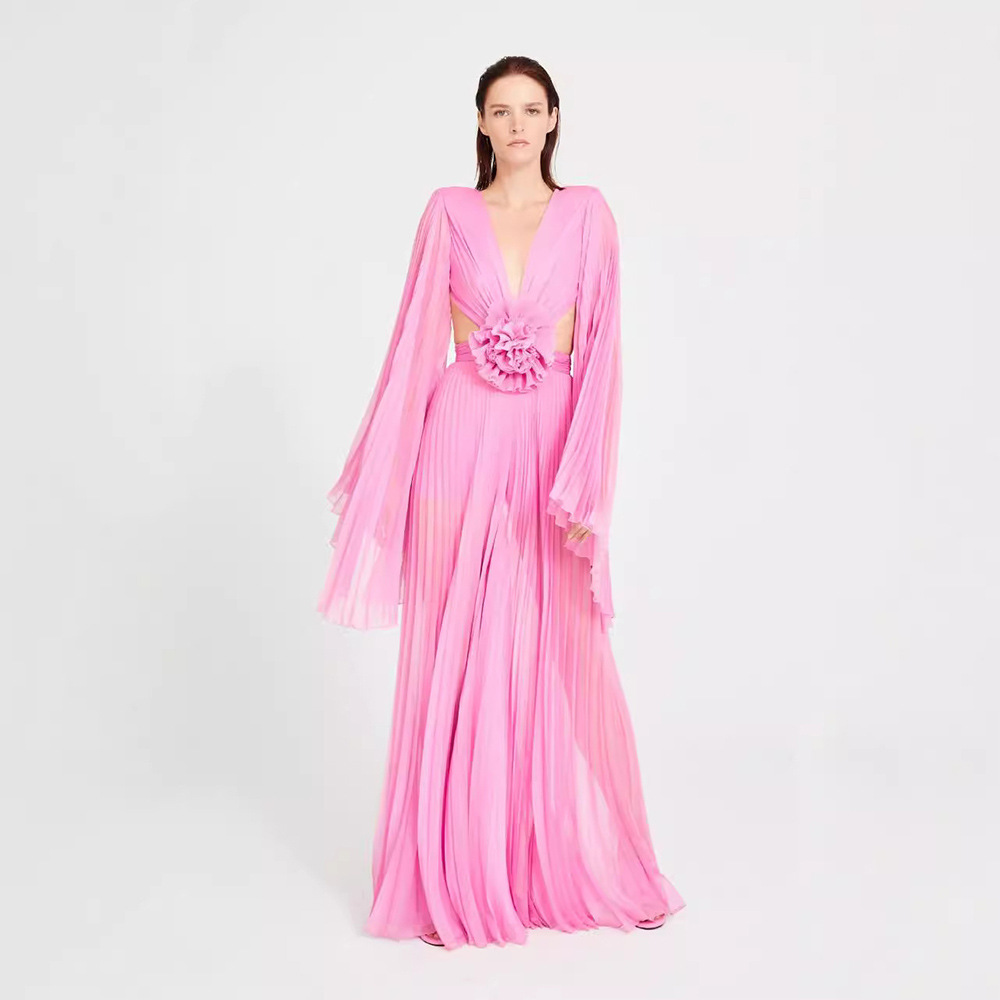 Backless V-Neck Evening Dress, picture 5 of 6