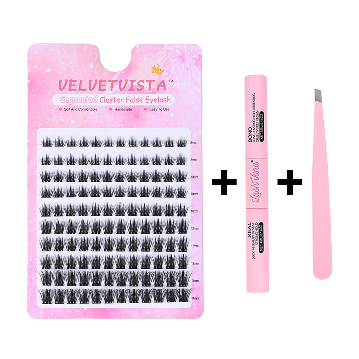 Ten Rows Of W50 False Eyelashes Capacity Segmented Hair
