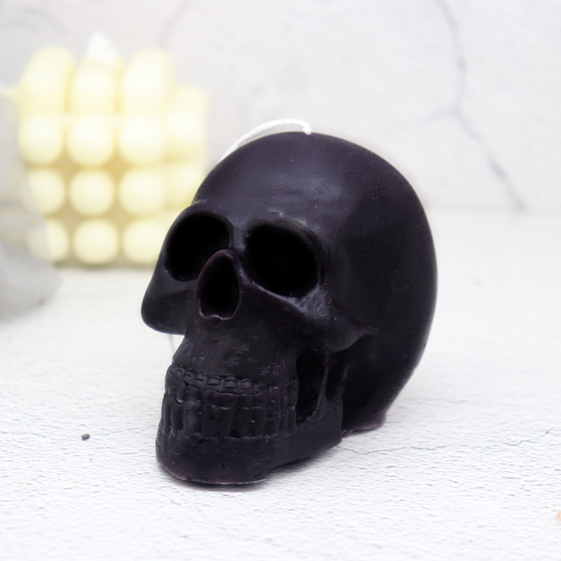 Halloween skull easter candle mould (skull mold)