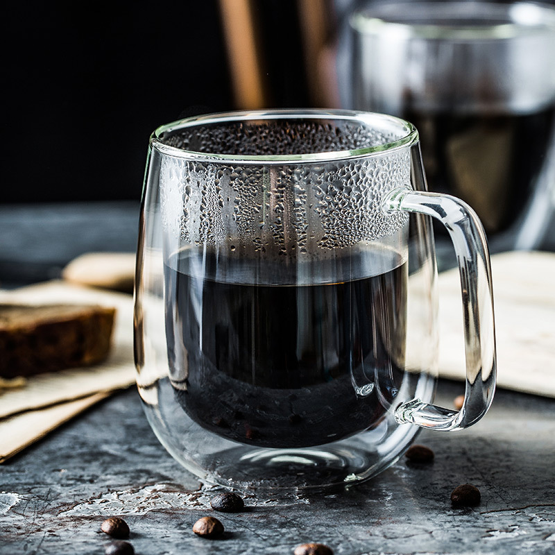 High-borosilicate Glass Clear Mug With A Handle 4