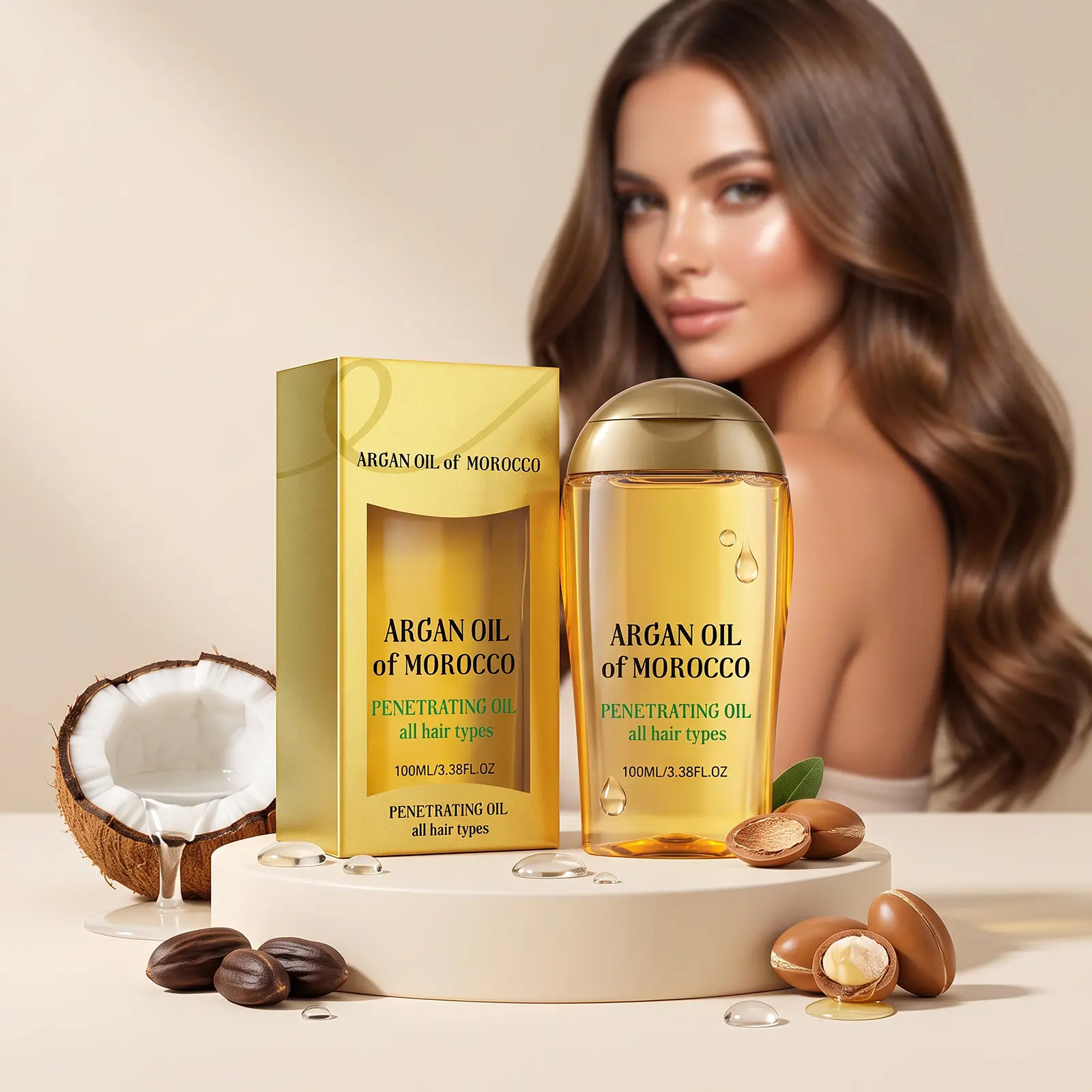 Moisturizing Hair Oil Gently Nourishes Leaving Soft