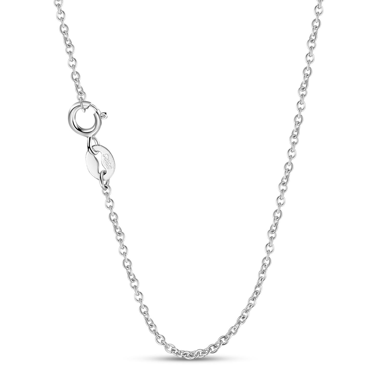 S925 Sterling Silver Dark Style Necklace Horn Skull Pendant