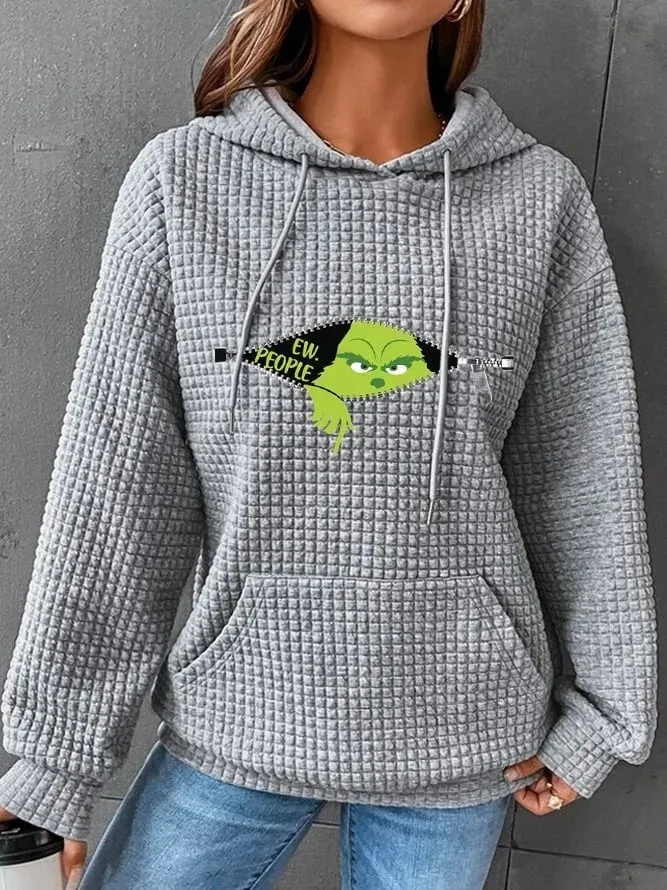Hooded Long Sleeve Sweater All-matching Loose - G44Z603-3Xl