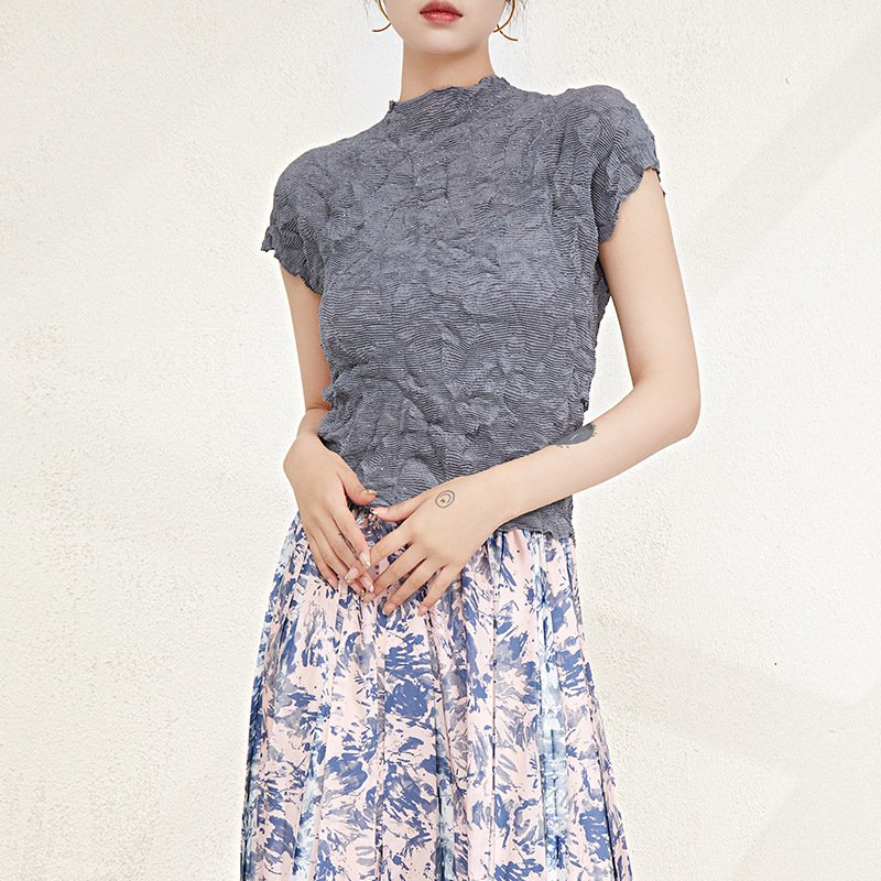 Women's High-grade Peplum Top Bottoming Shirt