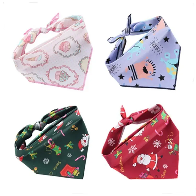 Pet Saliva Towel With Cute Print Photo