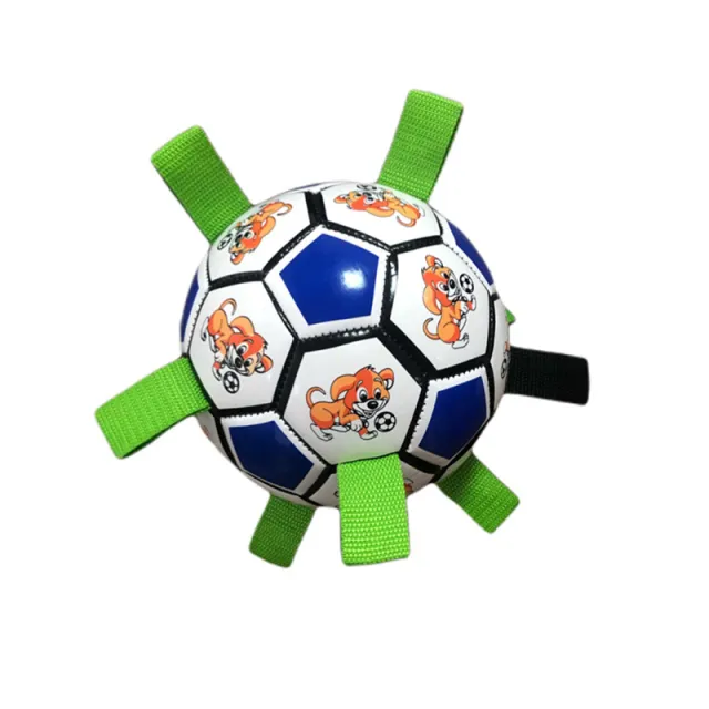 Dog Football Bite resistant Molar Bite resistant Toy Blue And White - Shop at LoveMi