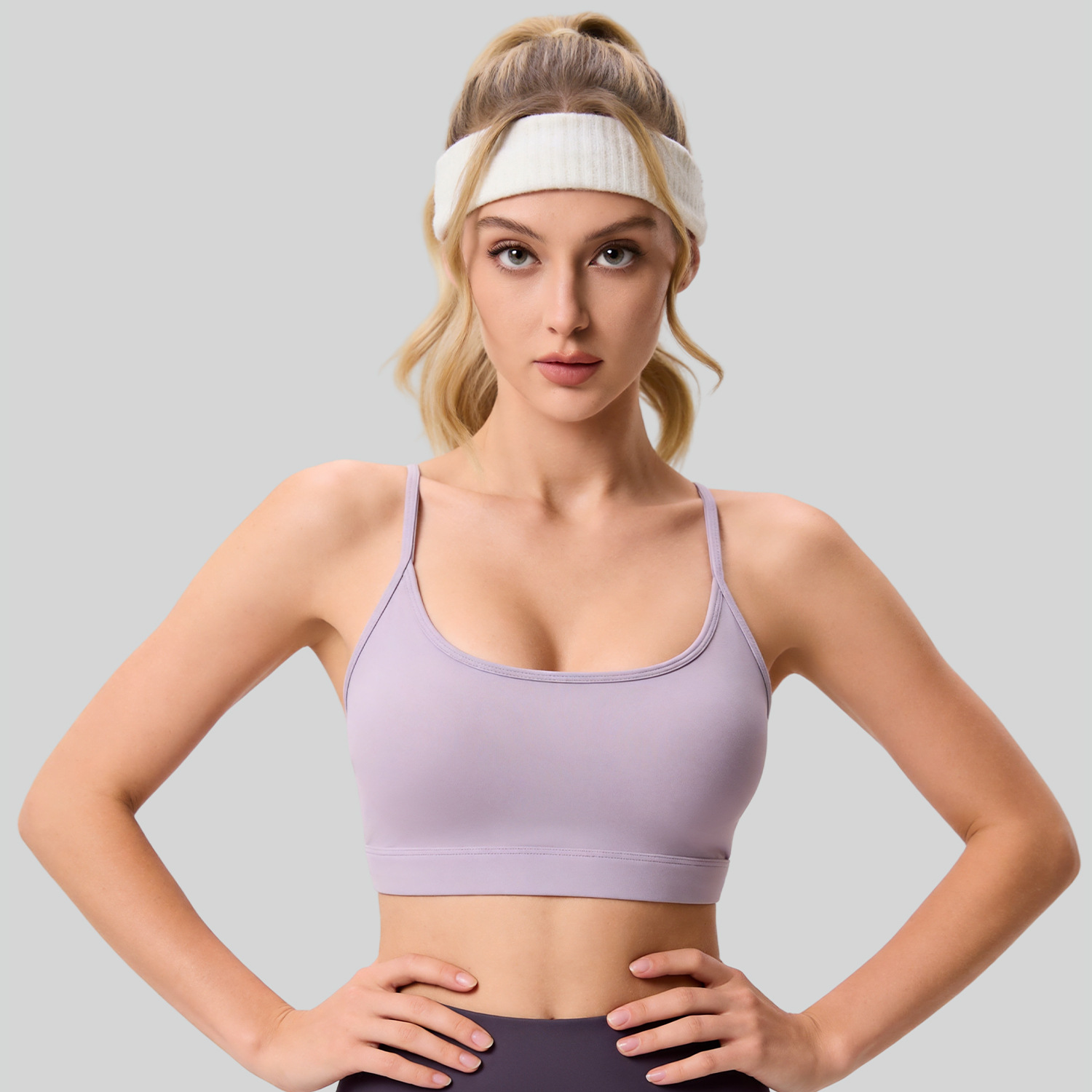 Womens Mesh Hollow-out Sports Bra