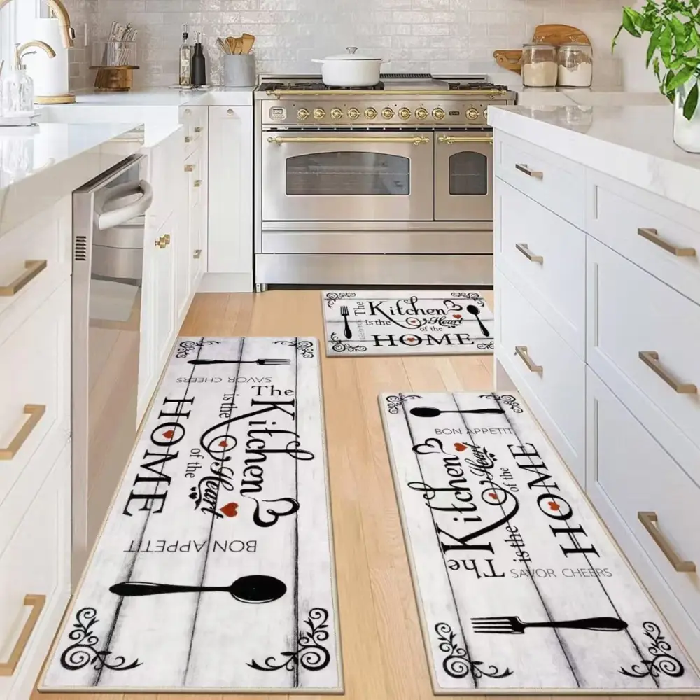 Simple American-style Kitchen Mat for Home Use