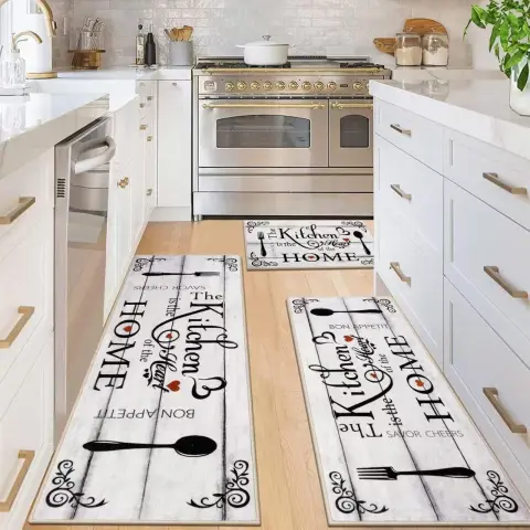 Simple American-style Kitchen Mat for Home Use