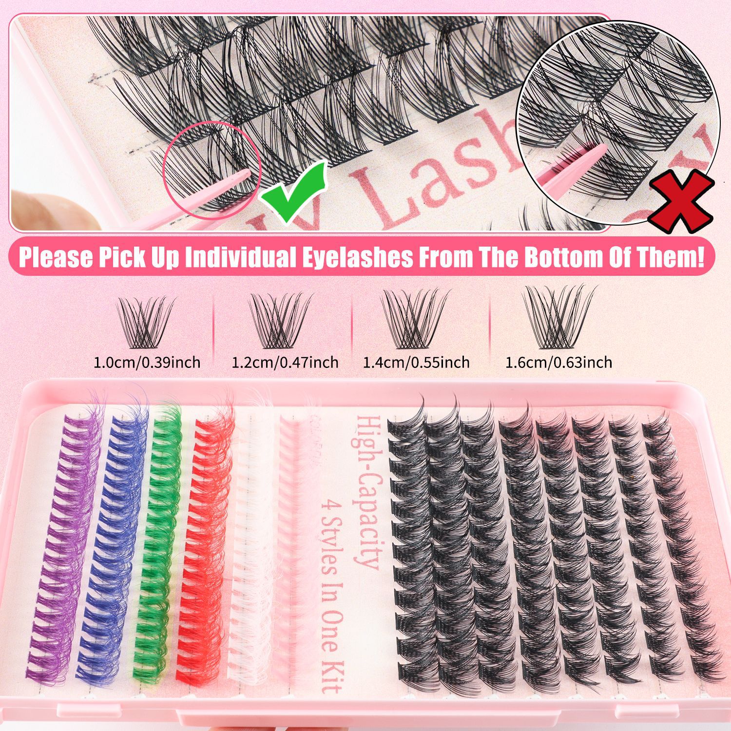 DIY Segmented Natural High-volume Lash Kit