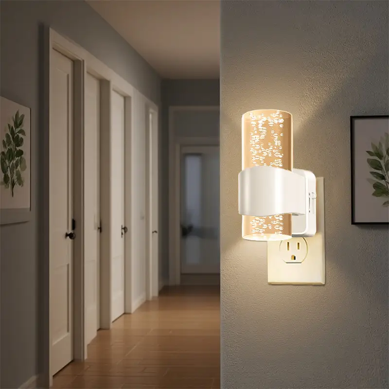 LED Motion-Sensor Night Light Stepless Dimming CorridorBedroom Wall Lamp